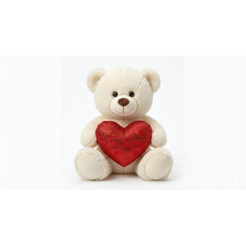 Romantic Plush Teddy Bear - Image 3