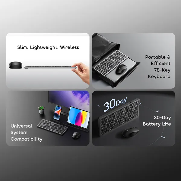 NimbleType Wireless Keyboard Mouse Kit - Image 4
