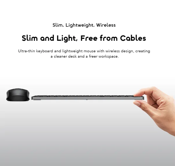 NimbleType Wireless Keyboard Mouse Kit - Image 3