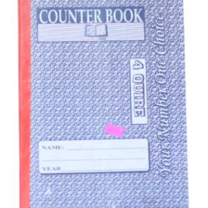 4 quire counter book