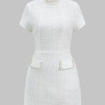 Short luxury dinner dress