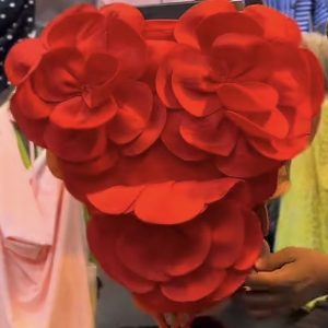 Flower backless tops