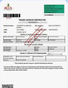 Express KCCA Trading license